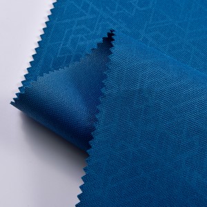Factory Wholesale Price 500D 72T Emboss PU Coated Polyester Oxford Material Fabric for backpack bags