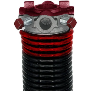 225 in. wire x2 in. D x Any Length Torsion Springs in Red Right and Left Wound Pair for Commercial Garage Door