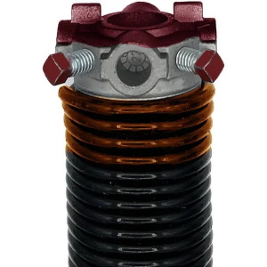 243in. wire x2 in. D x Any Length Torsion Springs in Red Right and Left Wound Pair for Commercial Garage Door