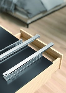 3 Sections Full Extension Concealed Drawer Slide