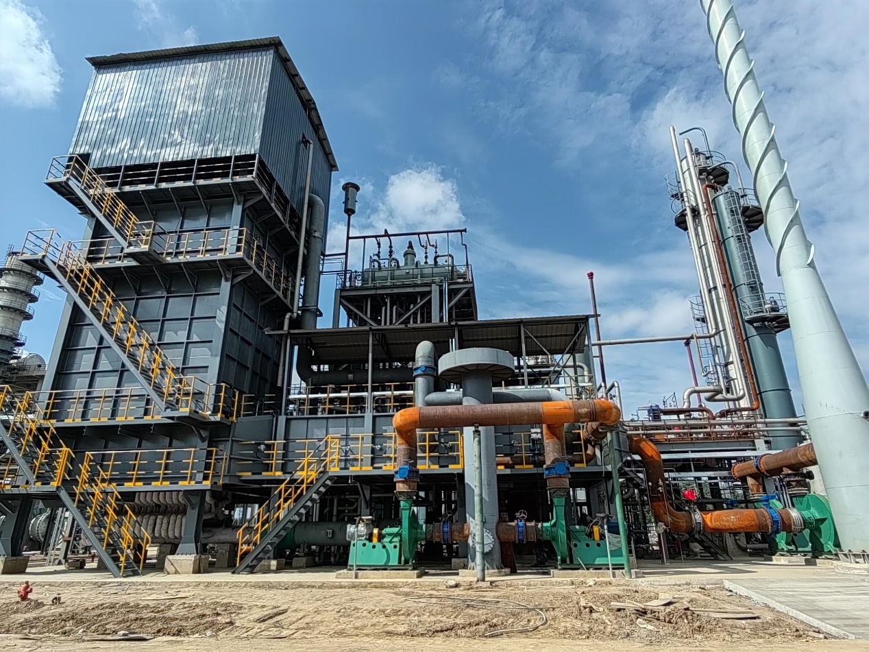 De installatie en inbedrijfstelling van de door TCWY gecontracteerde 7000Nm3/H SMR-waterstoffabriek is voltooid