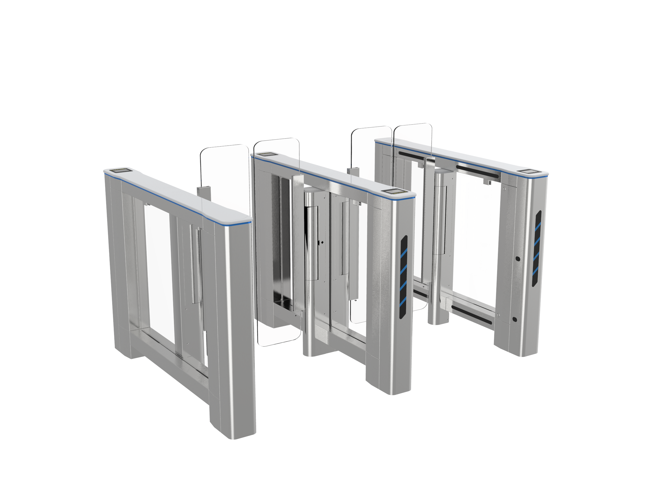 High Level High Speed Wings Passage Turnstile Speed Gate for Business Hall