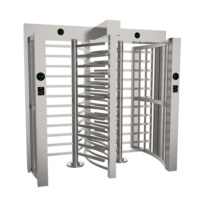 Face Recognition Full Height Turnstile Intelligent Access Control System Swing Turnstile for School Community