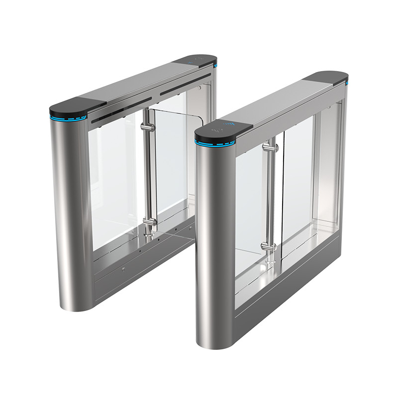 China Supplier Access Control System Swing Barrier Turnstile Gate with Large Wide Passage Acrylic Wing Arm for School