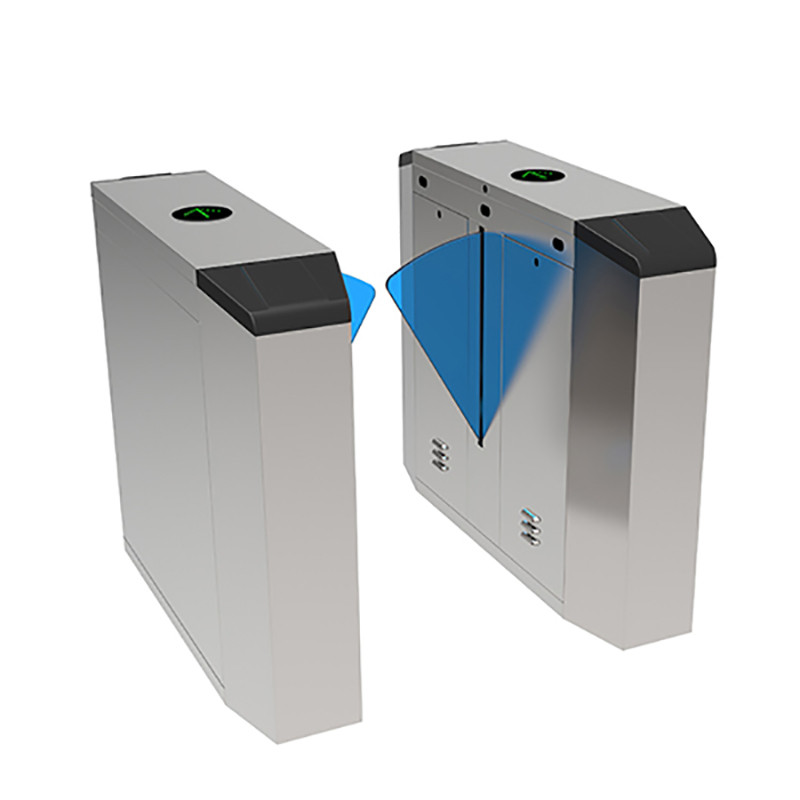 Renewable Design for Card Key Access Control System - 304 Stainless Steel Secure Access Retractable Flap Barrier Turnstile Gate – Turboo