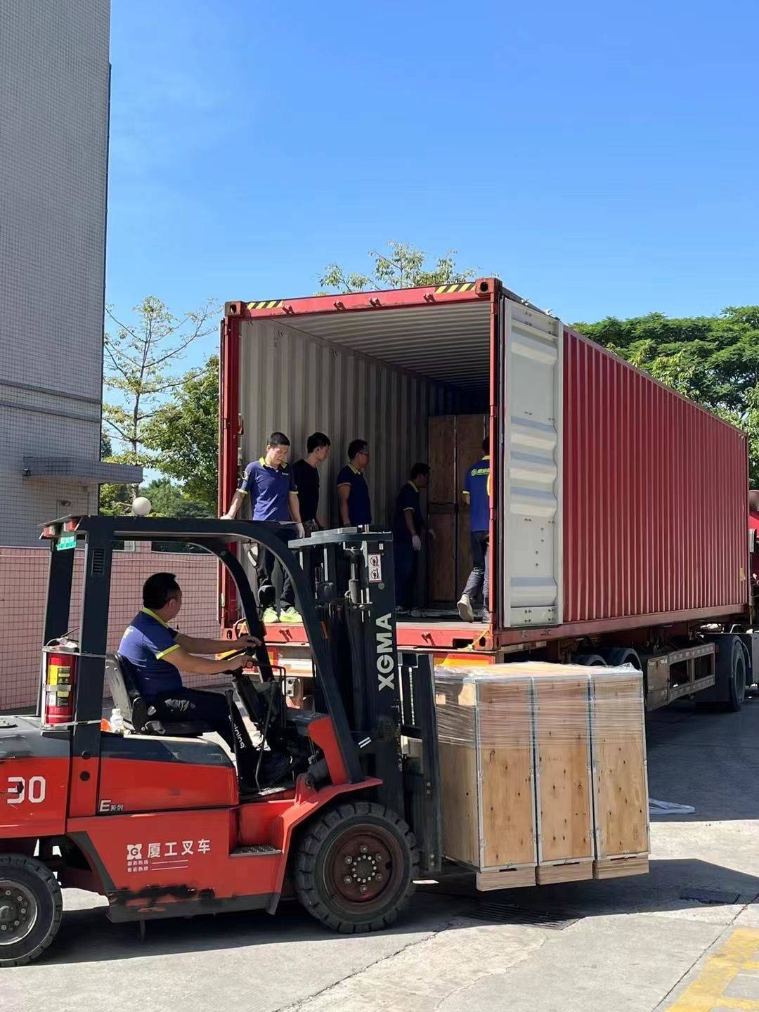 Latest tripod turnstile shipment for Brazil distributor – Intelbras