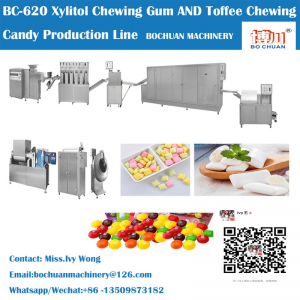 Chewing Gum and Toffee Chewing Prodution Line