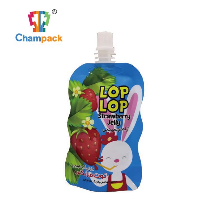 90ml shaped spout Pouch for Juice Standing Pouch