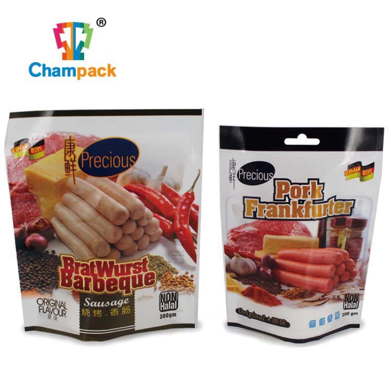 Heat Seal PA Nylon Frozen Food Packaging Vacuum Bags (2)