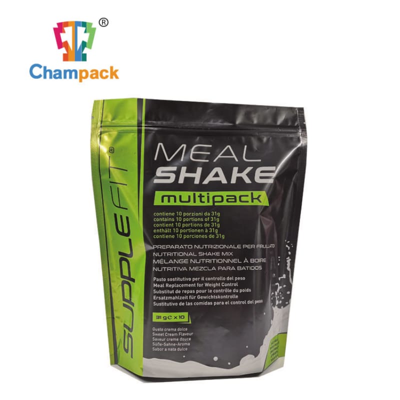Mealshake Powder Standing Pouch with Zipper