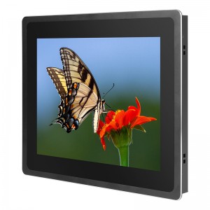 10.1 inch industrial thouchscreen display with a slim bezel on the front