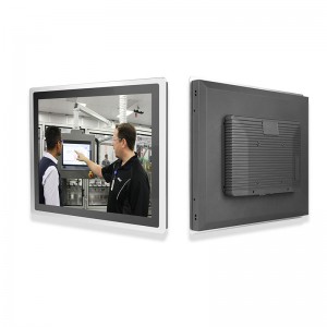 21.5 inch J4125 touch embedded panel pc with resistive touch screen all in one computer