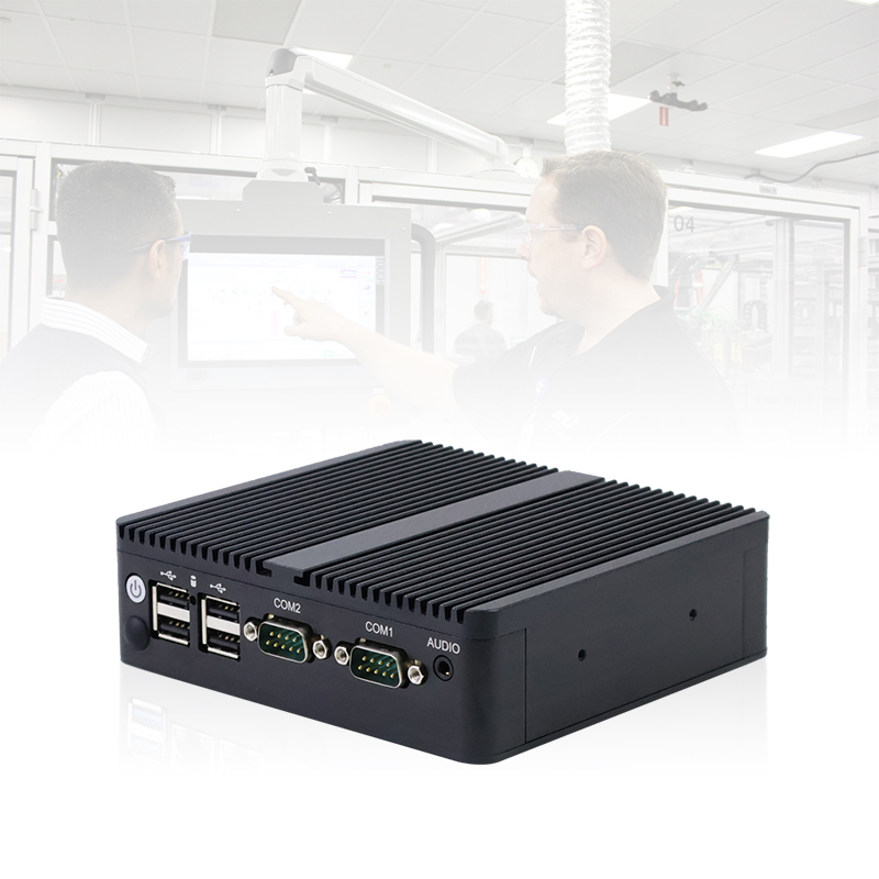 What can a fanless industrial control small host do?