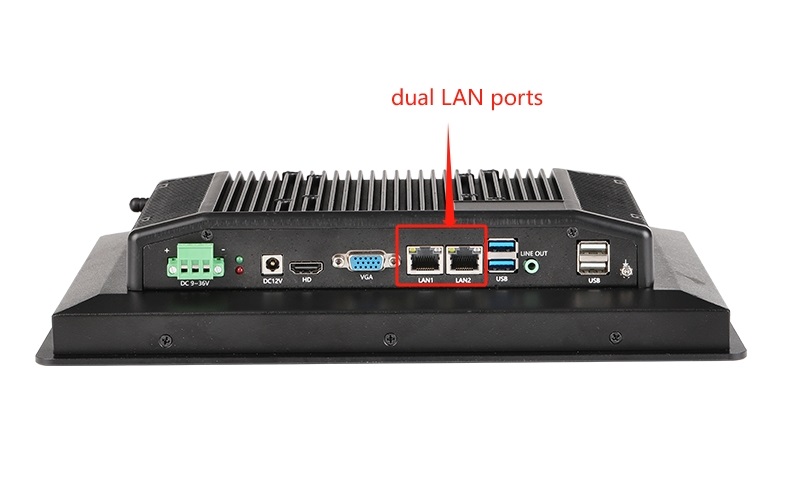 Why do some industrial PCs have dual LAN ports?