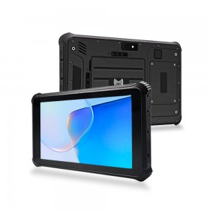 8-inch Android 10 Fanless Rugged Tablet Mei GPS Wifi UHF en QR Code Scanning