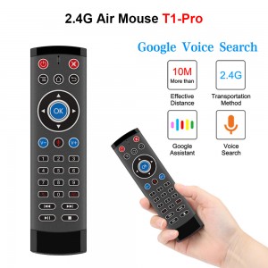 2.4G smart remote control air mouse remote with backlight function