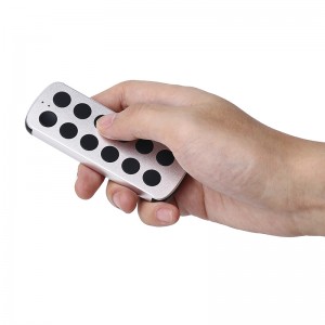 12 keys aluminum remote control customized IR remote control 433mhz or 2.4G remote control for audio/speaker