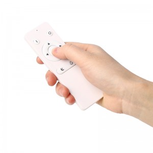 Slim new white custom IR 433mhz 9 buttons remote control