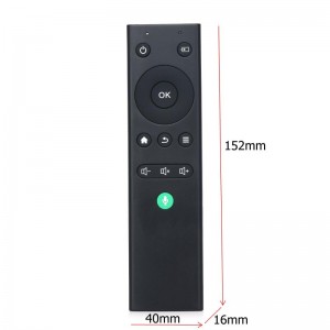 Black smart q5 air mouse voice control remote ble 5.1/5.2 hotel infrared direct tv remotes manufacturer