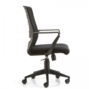 Lumbar Support Mid Back Mesh Executive Swivel Office Chair With Wheels
