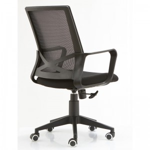 High Quality China Modern Swivel Arm Office Chair With Wheels