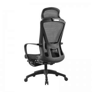 China OEM High Back Best Cheap Mesh Ergonomic Office Chair With Footrest