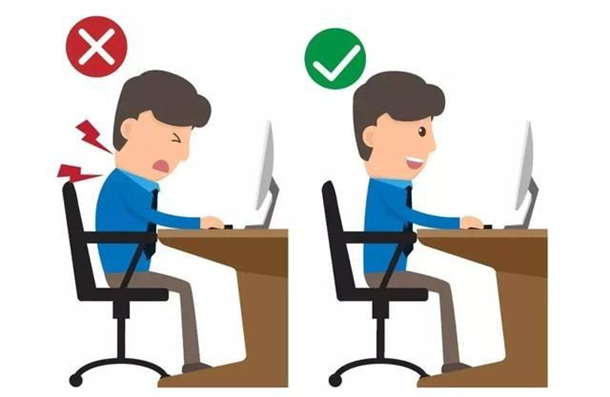 Health first! Adjust your office chair to sit well