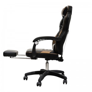 Factory supplied Height and Reclining Back Gaming Chair, Full Armrest, Headrest and Lumbar Support Swivel Chair Aluminum Alloy Legs Wyz17060