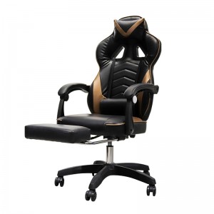 Hot Selling Leather Cheap Ergonomic Racing Gaming Chair With Footrest
