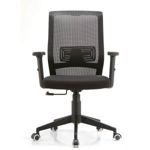 China Good Quality Simple Office Chair Desk Office chair Task Chair With Adjustable Arms