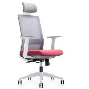 High Back Professional China OEM Ergonomic Mesh Office Chair with Headrest