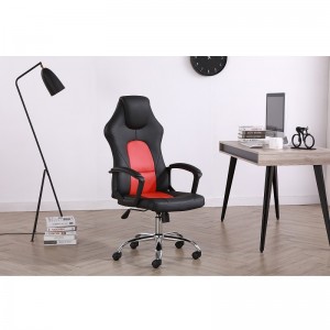 Best Black Red PU Leather Office Adult Ergonomic Gaming Chair Racing Chair Computer PC Gamer chair for Sale