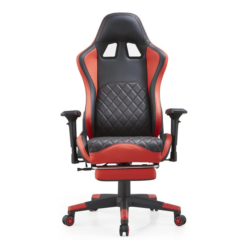 Reclining Gtracing Rocker Comfortable Gaming Massage Chair with Foot Rest