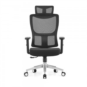 Factory wholesale New Modern Ergonomic Comfortable Mesh Executive Office Chair with Headrest