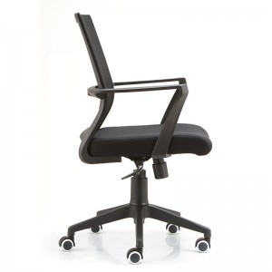 Mid Back Most Comfortable Swivel Computer Office Chair with Armrest