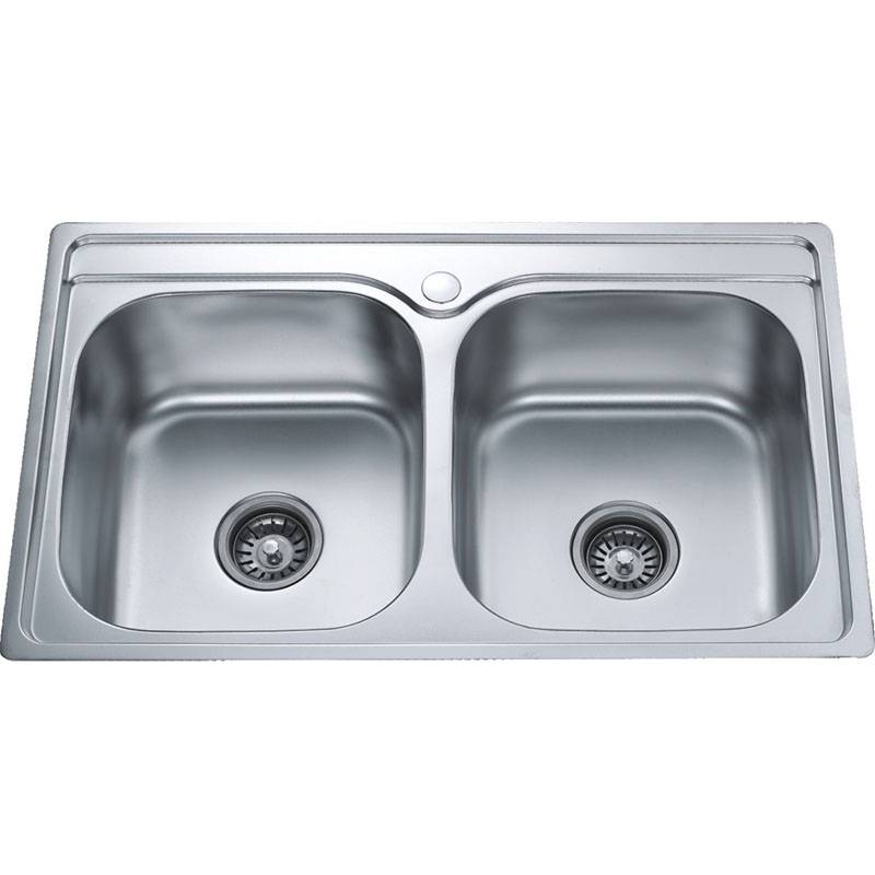 China Stainless Steel Sink - Double Bowls Without Panel DE7848 – Jiawang