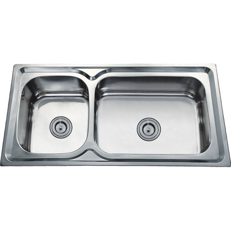 Reasonable price Farmhouse Sink - Double Bowls Without Panel DE9550A – Jiawang