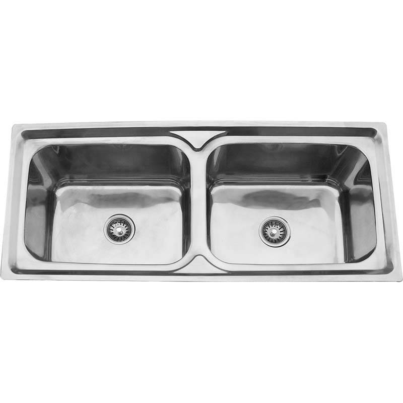 Factory Price For Sus 304 Sink - Double Bowls With Panel DS11650 – Jiawang