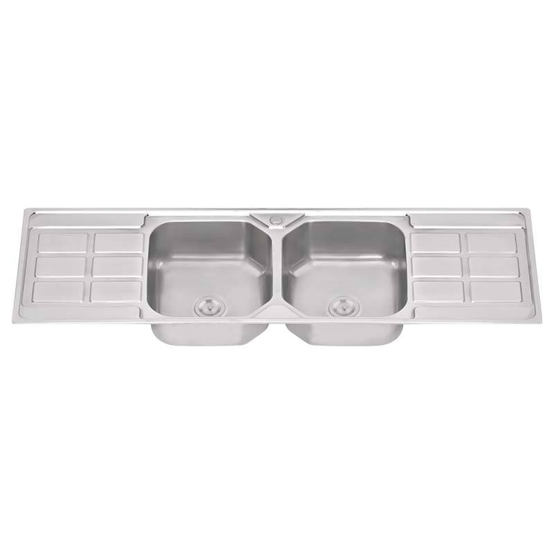 High Quality for Philippines Kitchen Sink - Double Bowls With Panel KS15050E – Jiawang