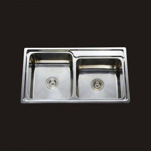 Kitchen Sink Lavaplato - Double Bowls without Panel RDE8347 – Jiawang