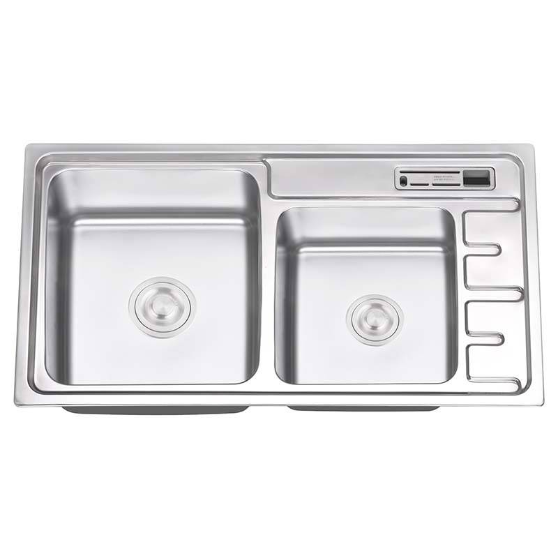 Under Mount Kitchen Sink - Double Bowls Without Panel RS8648A1 – Jiawang