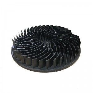 Cold Forging Large Round Aluminum Heat Sink for Led