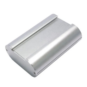 Carcasa de extrusión de aluminio para carcasa electrónica de disipación de calor industrial.