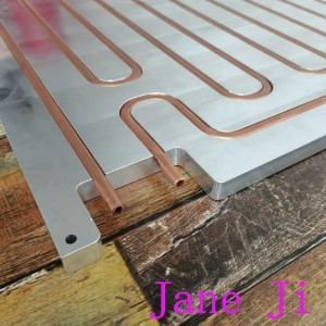 Aluminum water cooling plate heatsink block