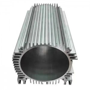 Cnc obdelava Skiving Fin Aluminium Extrusion Profile Heat Sink Plošča