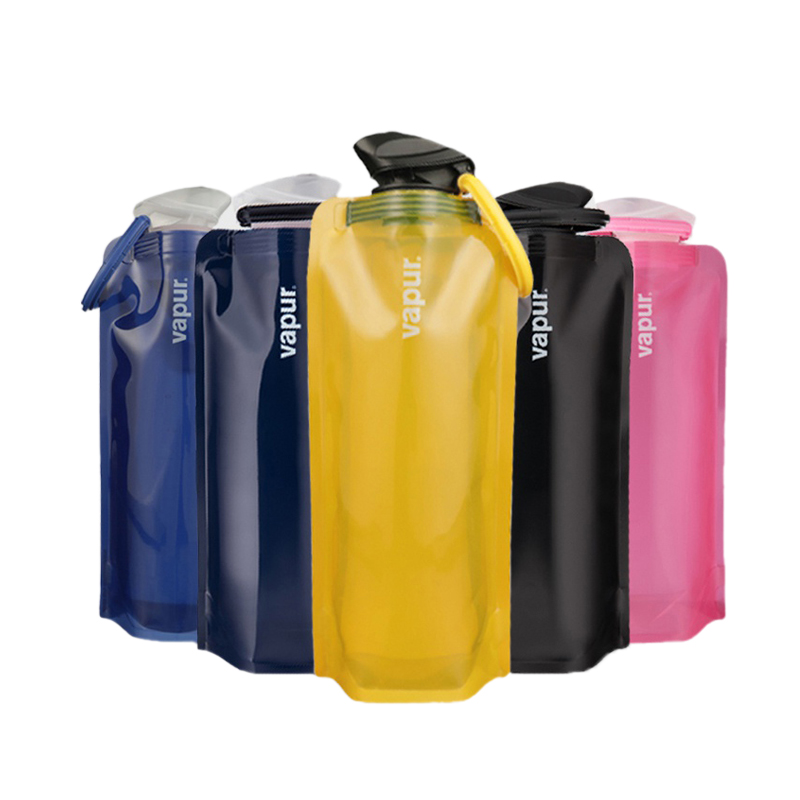 2022 wholesale price Spout Pouch Supplier - Outdoor Portable Sports Plastic Folding Water Bottle Water Bag – OK Packaging