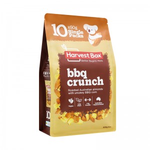 Food Packaging Bag Flat Bottom Pouch Ziplock Bag