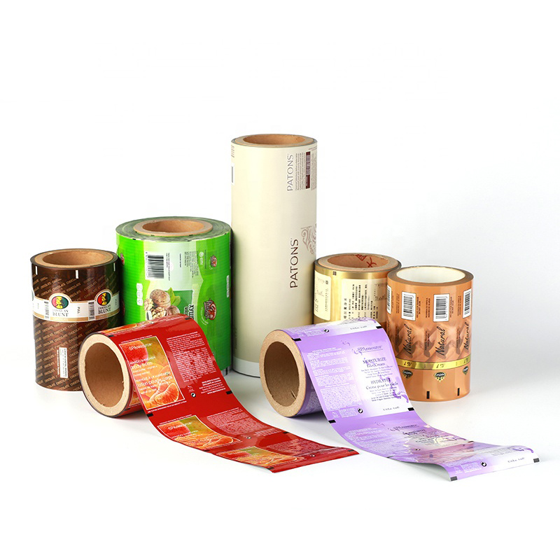 plastic film roll for food packaging roll stock