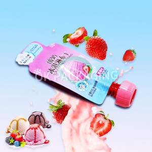Oanpast digitaal printsjen Ynnovatyf ûntwerp Food Grade Heat Seal Ice Cream Ferpakking Pop Popsicle Wrappers Drank Plastic Bag