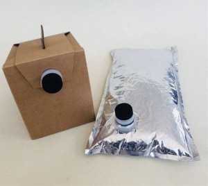 Aluminum Plating BIB Bag In Box Liquid Wine Beverage Plastic Packaging Bag With Dispenser Customized Bag In Carton